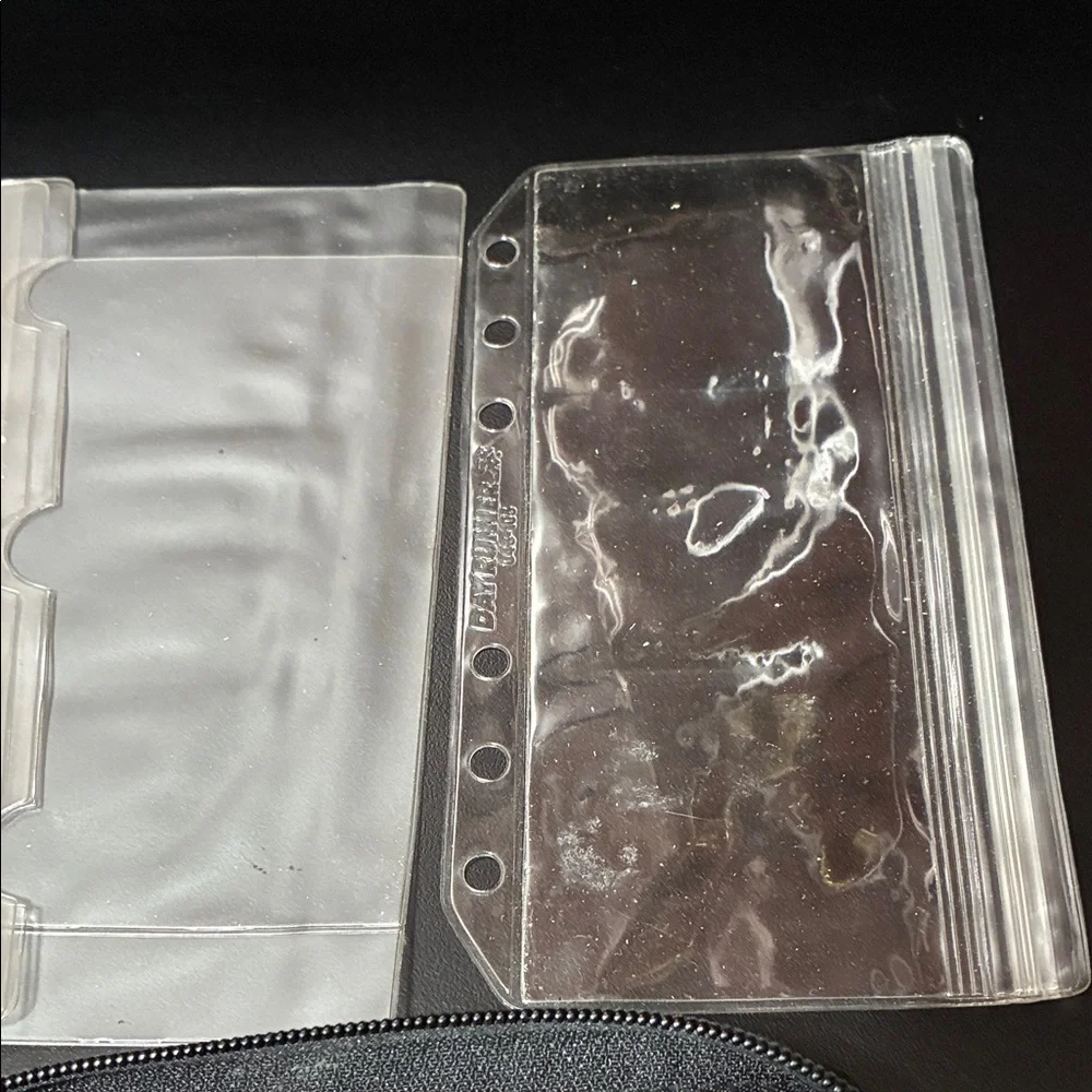 Vintage Day Runner cover and card holders